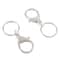 9 Packs: 3 ct. (27 total) Premium Rhodium Metal Keyring Lobsters by Bead Landing™